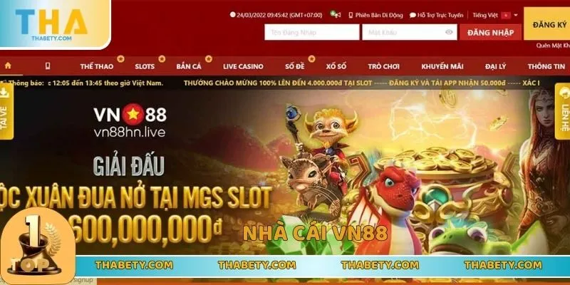 Top Nhà Cái Cá Cược 2025 Chất Lượng, Giải Trí Cực Mê 2 Top nhà cái cá cược 2025 uy tín - VN88